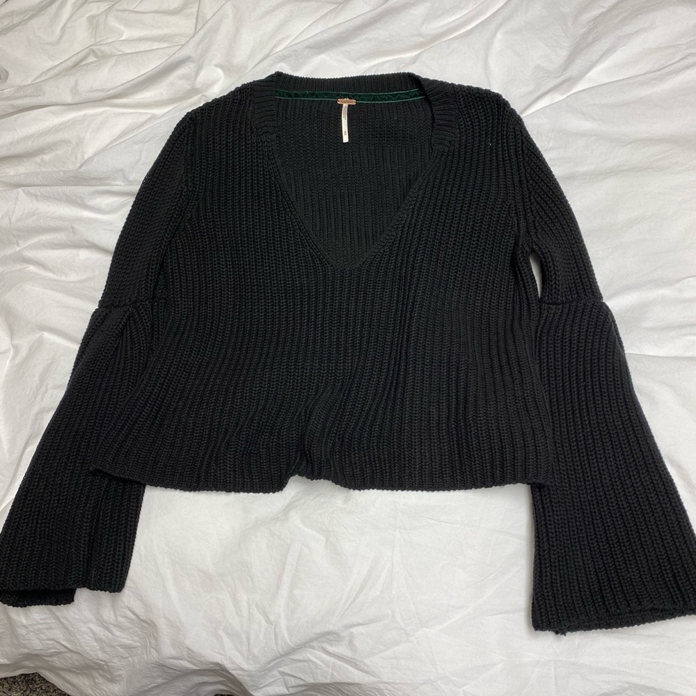 Free People Bell sleeve sweater